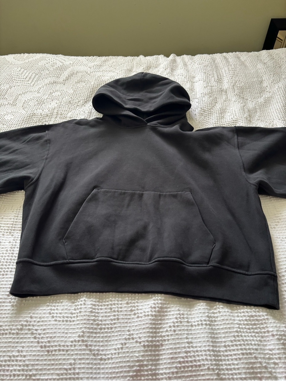 Lululemon Steady State Pullover Hoodie Black L Oversized